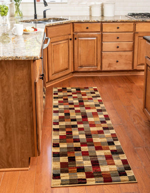 Multicolor 2' 2 x 10' Barista Runner Rug