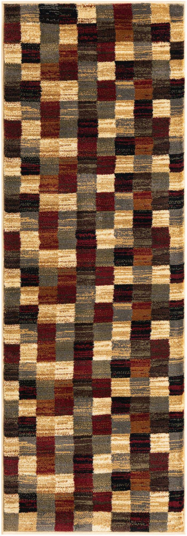 Multicolor 2' x 6' 1 Barista Runner Area Rug 100% Polypropylene Abstract Modern Geometric Carpet for Living Room Dining Office Dorm Room Decor for Sale at Rug Engine