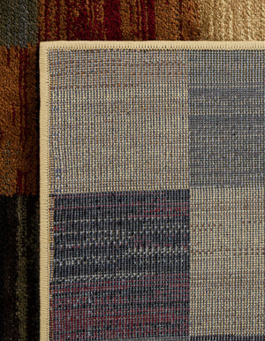 Multicolor 9' x 12' Barista Rectangle Area Rug 100% Polypropylene Abstract Modern Geometric Carpet for Living Room Dining Office Dorm Room Decor for Sale at Rug Engine