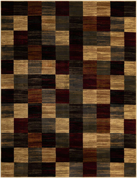 Multicolor 7' 10 x 10' Barista Rectangle Area Rug 100% Polypropylene Abstract Modern Geometric Carpet for Living Room Dining Office Dorm Room Decor for Sale at Rug Engine