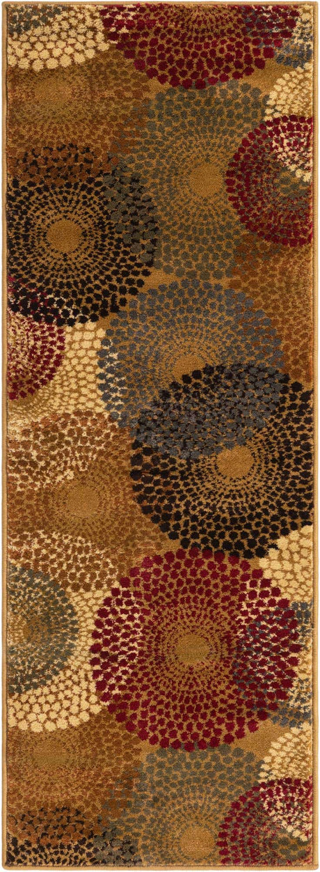 Beige 2' x 6' 1 Barista Runner Area Rug 100% Polypropylene Abstract Modern Geometric Carpet for Living Room Dining Office Dorm Room Decor for Sale at Rug Engine