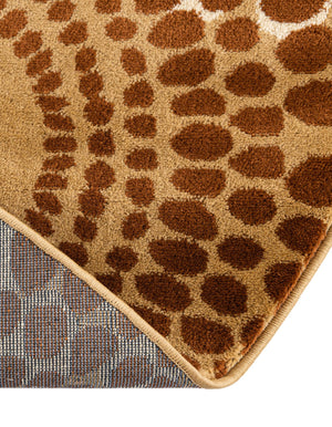 Beige 7' 10 x 7' 10 Barista Round Area Rug 100% Polypropylene Abstract Modern Geometric Carpet for Living Room Dining Office Dorm Room Decor for Sale at Rug Engine