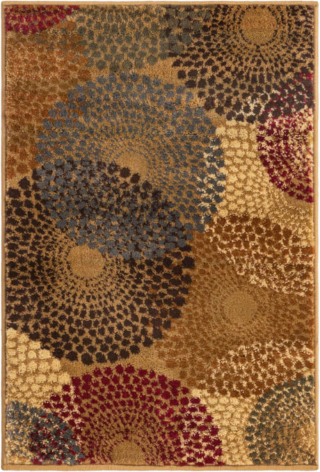 Beige 2' x 3' 1 Barista Rectangle Area Rug 100% Polypropylene Abstract Modern Geometric Carpet for Living Room Dining Office Dorm Room Decor for Sale at Rug Engine