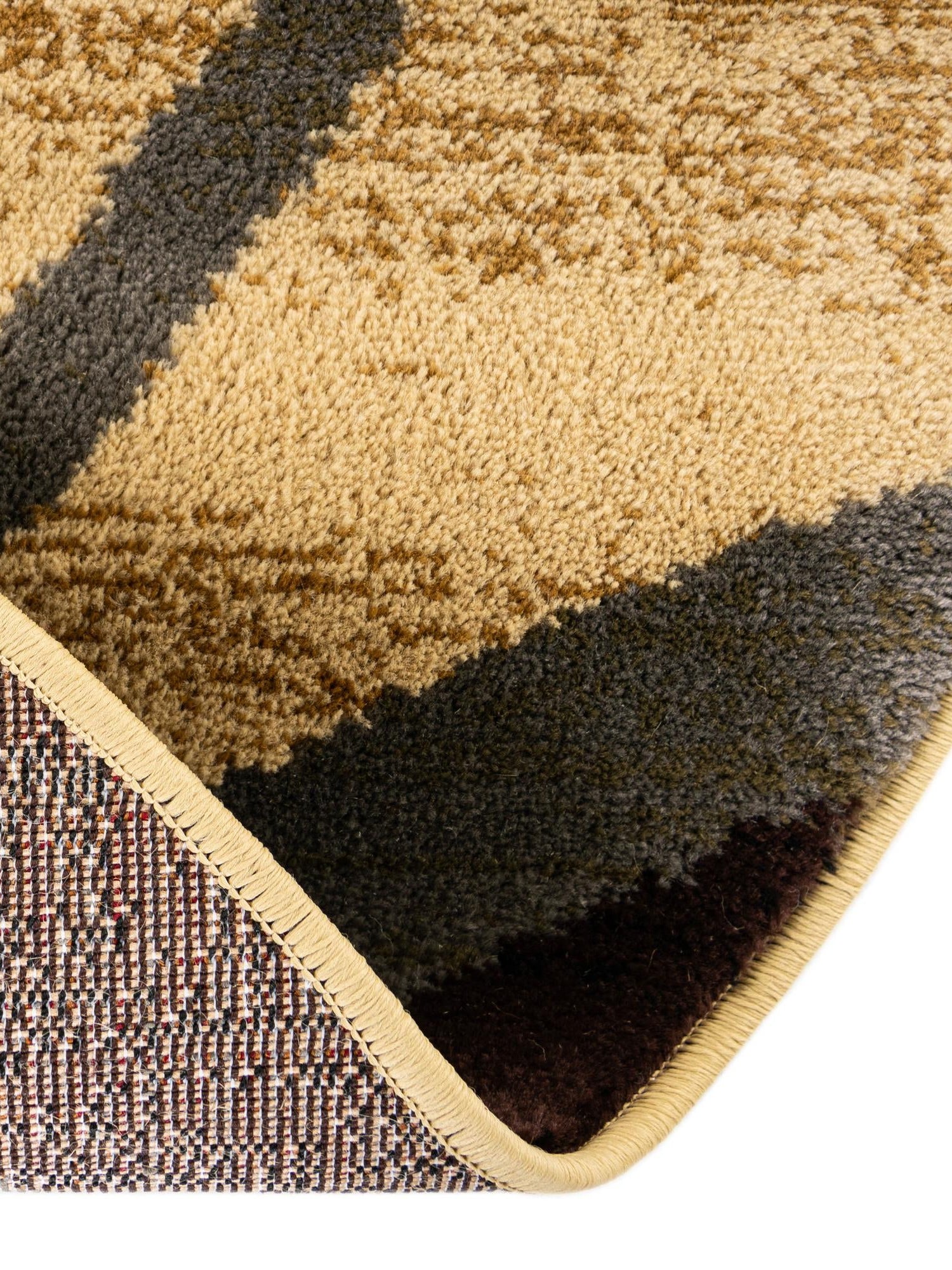 Beige 7' 10 x 7' 10 Barista Round Area Rug 100% Polypropylene Abstract Modern Geometric Carpet for Living Room Dining Office Dorm Room Decor for Sale at Rug Engine