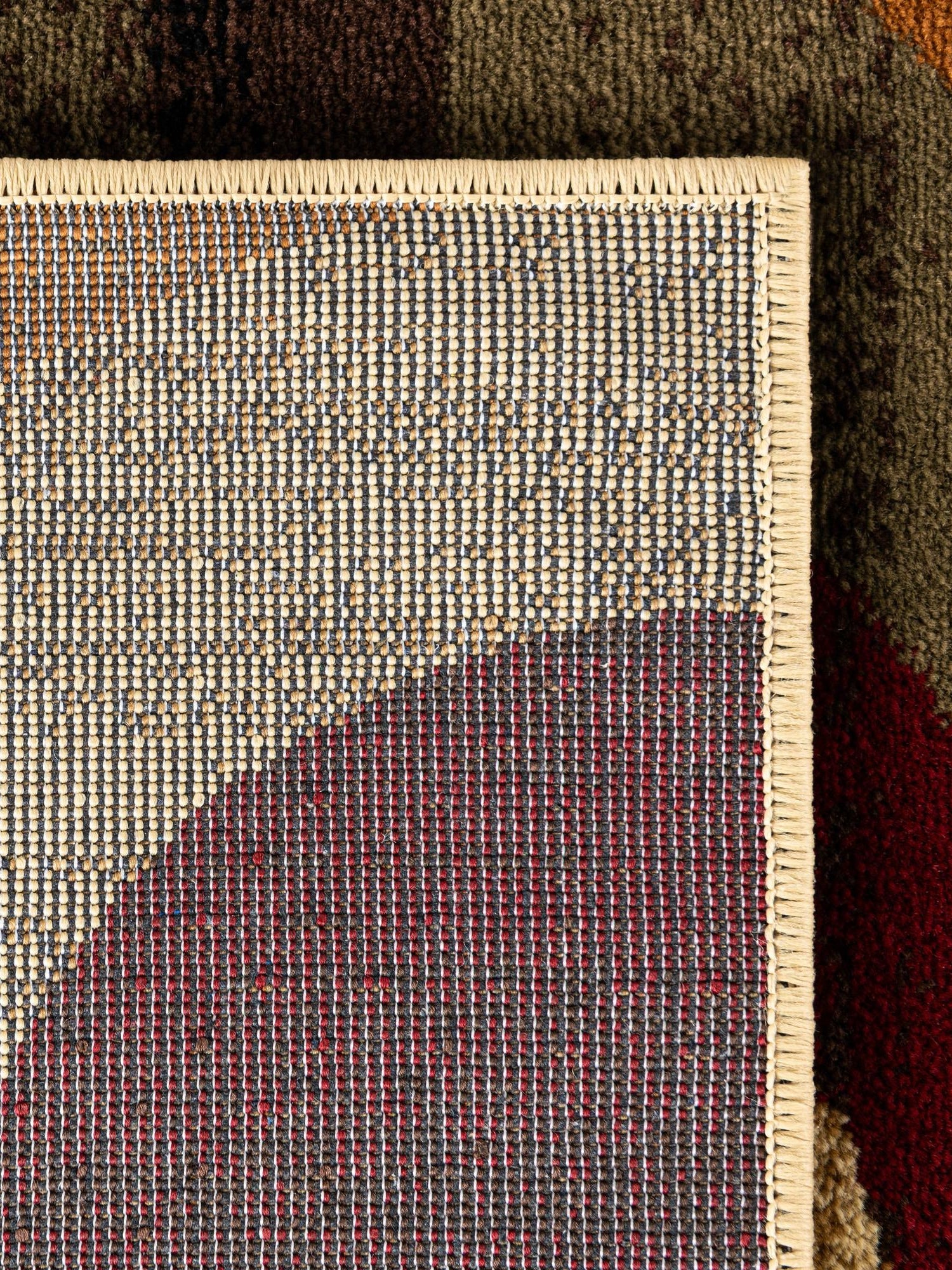 Beige 4' 1 x 6' 1 Barista Rectangle Area Rug 100% Polypropylene Abstract Modern Geometric Carpet for Living Room Dining Office Dorm Room Decor for Sale at Rug Engine