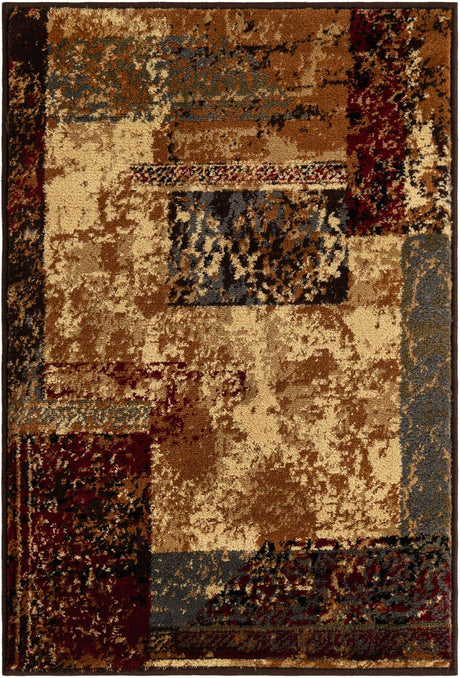 Beige 2' x 3' 1 Barista Rectangle Area Rug 100% Polypropylene Abstract Modern Geometric Carpet for Living Room Dining Office Dorm Room Decor for Sale at Rug Engine