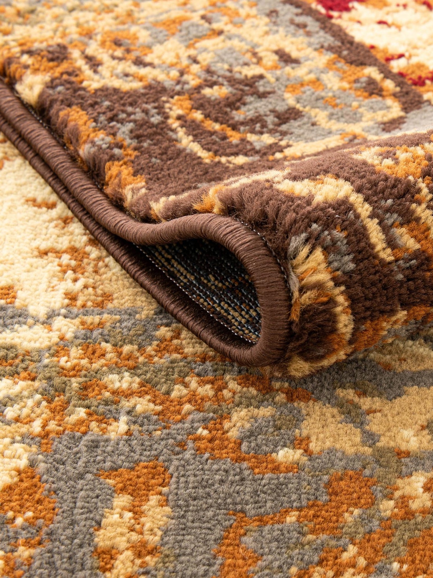 Beige 7' 10 x 10' Barista Rectangle Area Rug 100% Polypropylene Abstract Modern Geometric Carpet for Living Room Dining Office Dorm Room Decor for Sale at Rug Engine