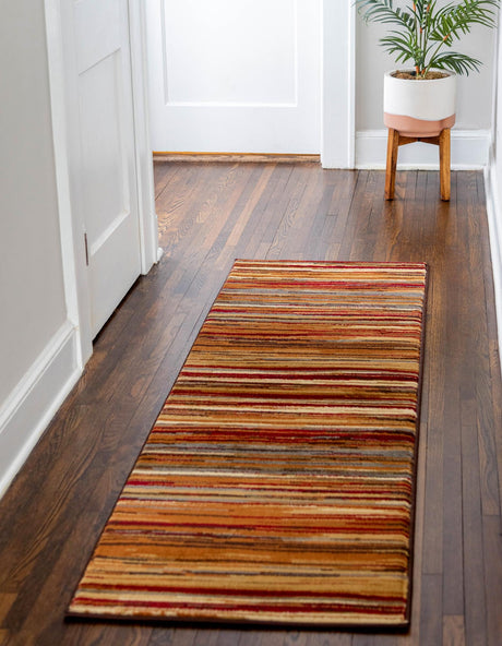 Beige 2' 7 x 15' 11 Barista Runner Area Rug 100% Polypropylene Abstract Modern Geometric Carpet for Living Room Dining Office Dorm Room Decor for Sale at Rug Engine