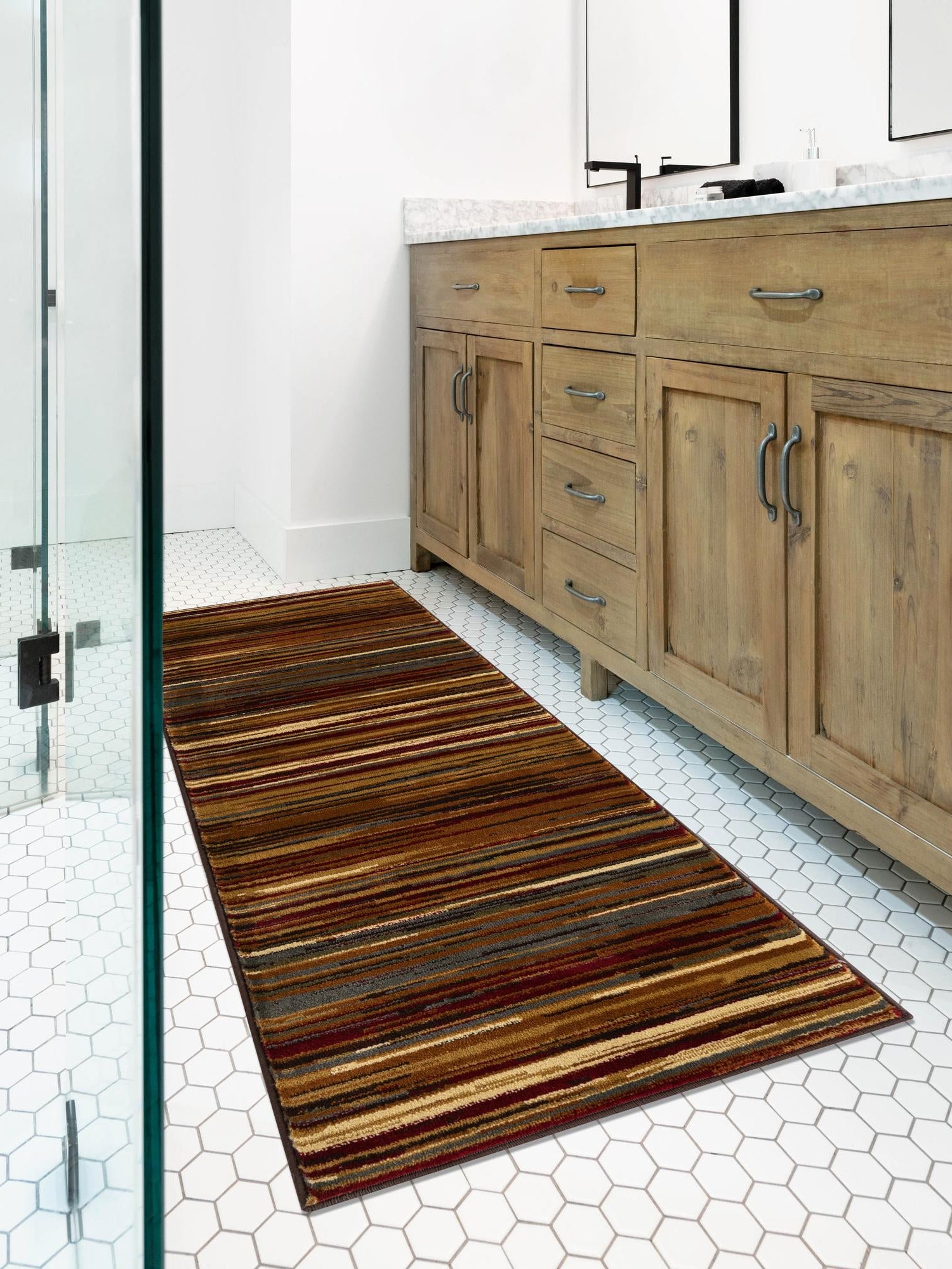 Beige 2' x 6' 1 Barista Runner Area Rug Discounted Clearance Final Sale 100% Polypropylene Abstract Modern Geometric Carpet for Living Room Dining Office Dorm Room Decor for Sale at Rug Engine