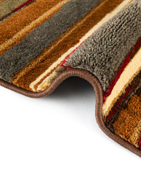 Beige 2' x 6' 1 Barista Runner Area Rug Discounted Clearance Final Sale 100% Polypropylene Abstract Modern Geometric Carpet for Living Room Dining Office Dorm Room Decor for Sale at Rug Engine
