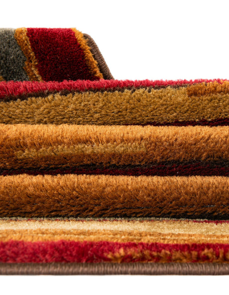 Beige 2' 7 x 15' 11 Barista Runner Area Rug 100% Polypropylene Abstract Modern Geometric Carpet for Living Room Dining Office Dorm Room Decor for Sale at Rug Engine