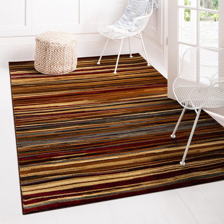 Beige 7' 10 x 11' Barista Rectangle Area Rug 100% Polypropylene Abstract Modern Geometric Carpet for Living Room Dining Office Dorm Room Decor for Sale at Rug Engine