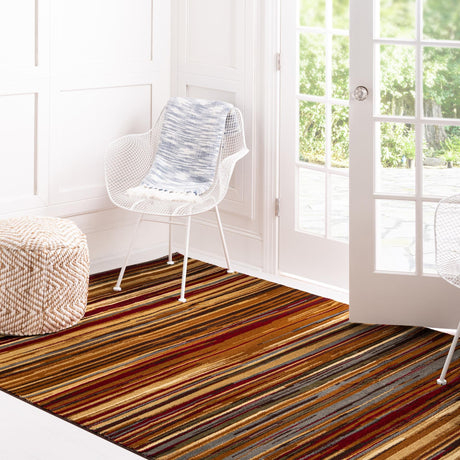 Beige 7' 10 x 11' Barista Rectangle Area Rug 100% Polypropylene Abstract Modern Geometric Carpet for Living Room Dining Office Dorm Room Decor for Sale at Rug Engine