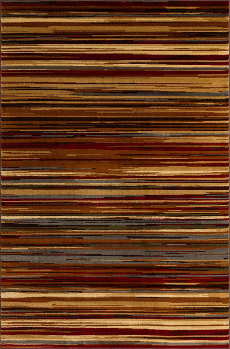 Beige 5' 3 x 8' Barista Rectangle Area Rug 100% Polypropylene Abstract Modern Geometric Carpet for Living Room Dining Office Dorm Room Decor for Sale at Rug Engine