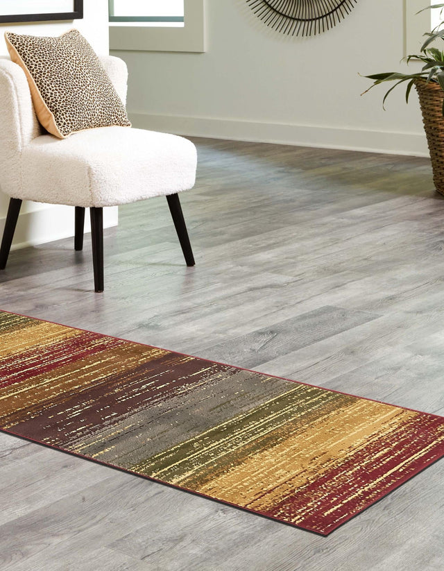 Beige 2' x 6' 1 Barista Runner Area Rug 100% Polypropylene Abstract Modern Geometric Carpet for Living Room Dining Office Dorm Room Decor for Sale at Rug Engine