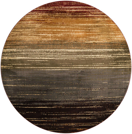 Beige 7' 10 x 7' 10 Barista Round Area Rug 100% Polypropylene Abstract Modern Geometric Carpet for Living Room Dining Office Dorm Room Decor for Sale at Rug Engine
