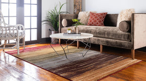 Beige 3' 1 x 5' 3 Barista Rectangle Area Rug 100% Polypropylene Abstract Modern Geometric Carpet for Living Room Dining Office Dorm Room Decor for Sale at Rug Engine