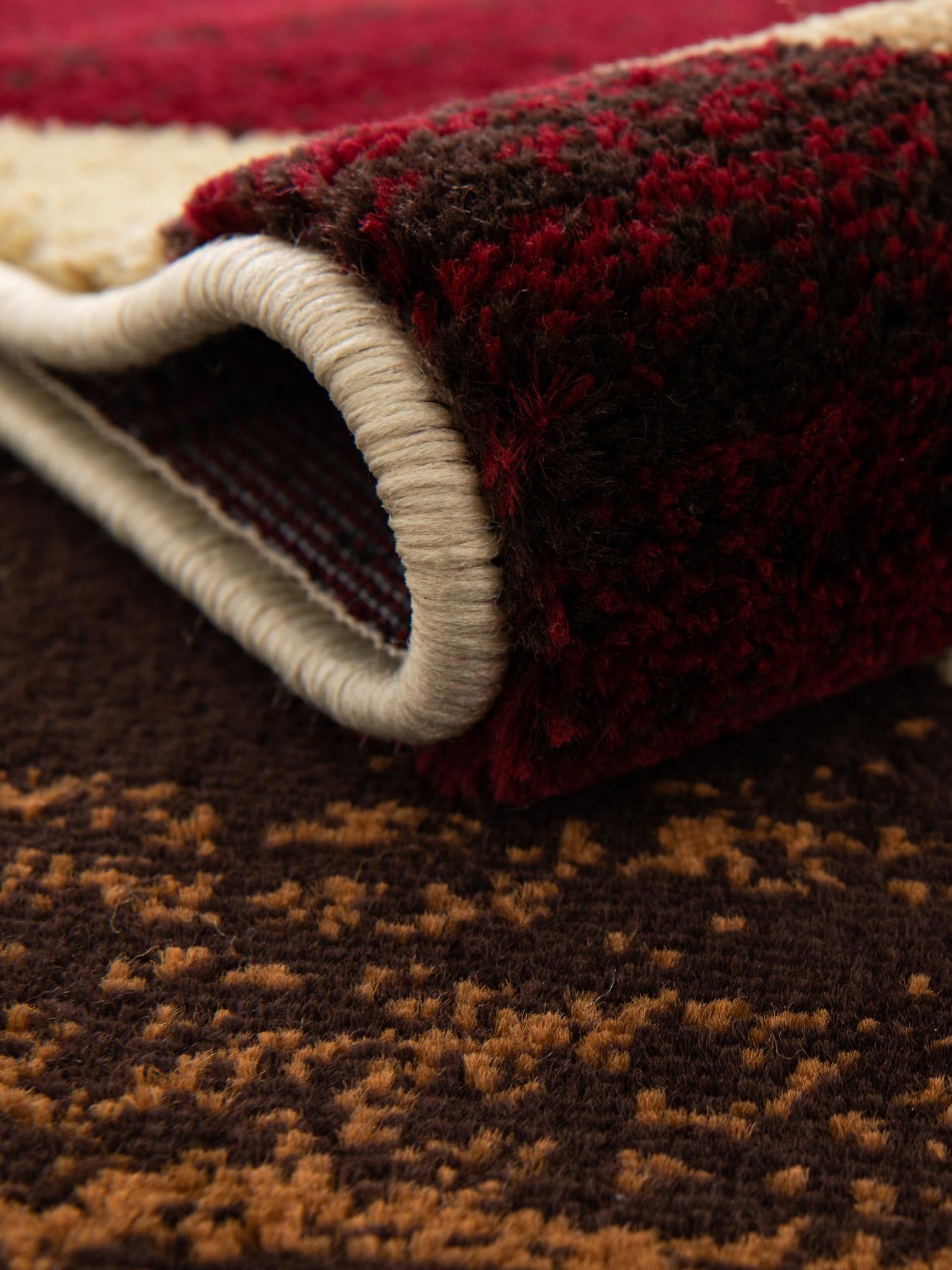 Beige 10' x 10' Barista Round Area Rug 100% Polypropylene Abstract Modern Geometric Carpet for Living Room Dining Office Dorm Room Decor for Sale at Rug Engine