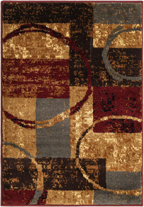 Multicolor 2' 2 x 3' 1 Barista Rectangle Rug