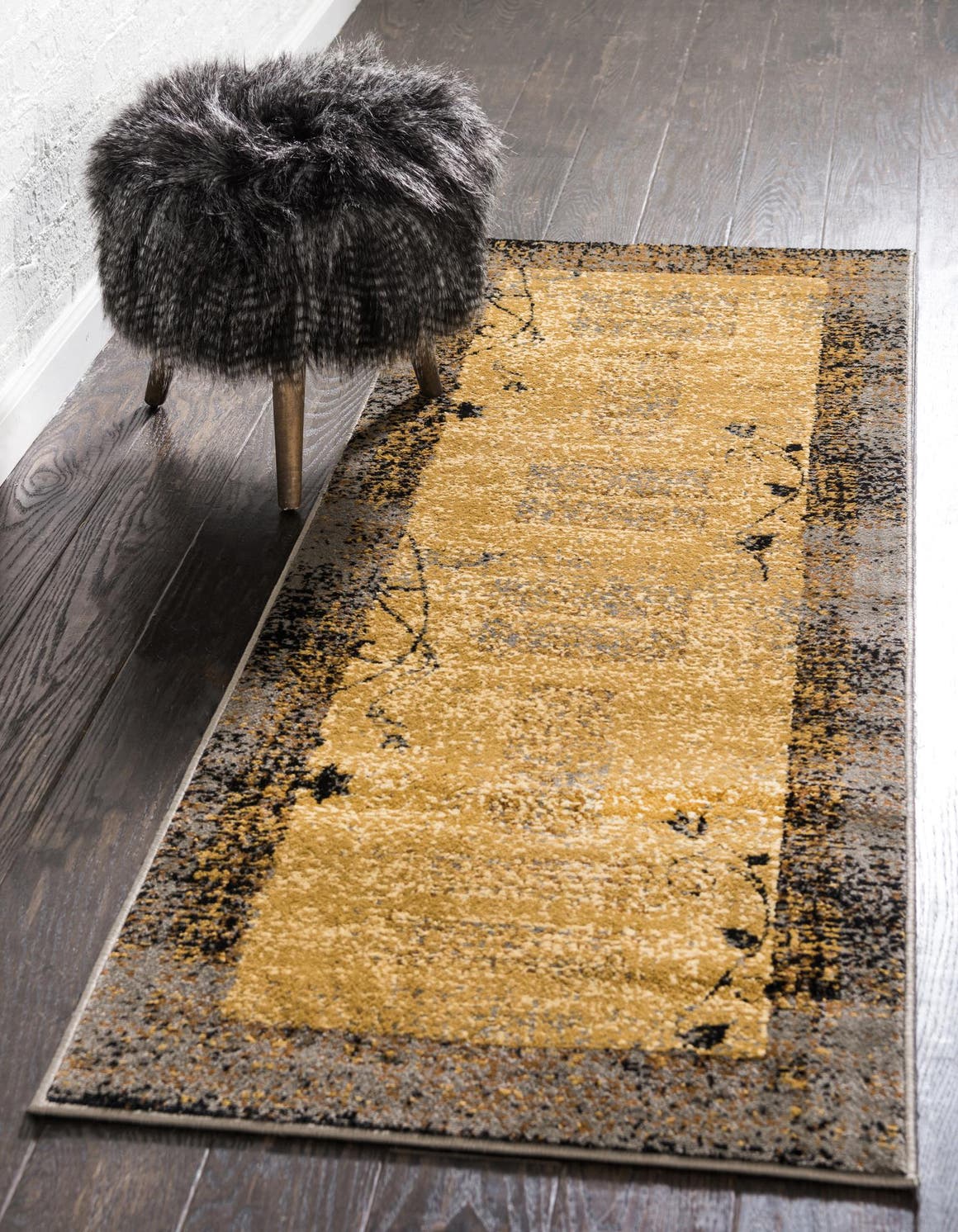 Beige 2' x 6' 1 Barista Runner Area Rug 100% Polypropylene Abstract Modern Geometric Carpet for Living Room Dining Office Dorm Room Decor for Sale at Rug Engine