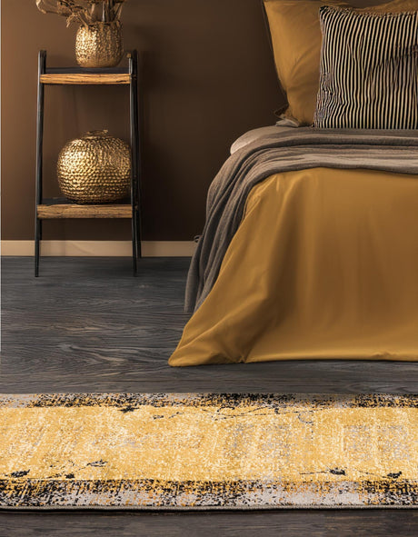 Beige 2' 2 x 10' Barista Runner Area Rug 100% Polypropylene Abstract Modern Geometric Carpet for Living Room Dining Office Dorm Room Decor for Sale at Rug Engine