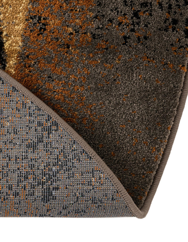 Beige 4' 1 x 4' 1 Barista Round Area Rug 100% Polypropylene Abstract Modern Geometric Carpet for Living Room Dining Office Dorm Room Decor for Sale at Rug Engine