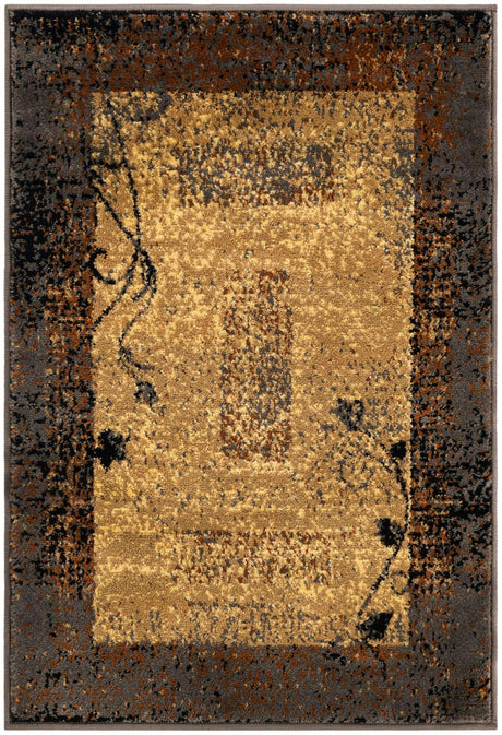 Beige 2' x 3' 1 Barista Rectangle Area Rug 100% Polypropylene Abstract Modern Geometric Carpet for Living Room Dining Office Dorm Room Decor for Sale at Rug Engine
