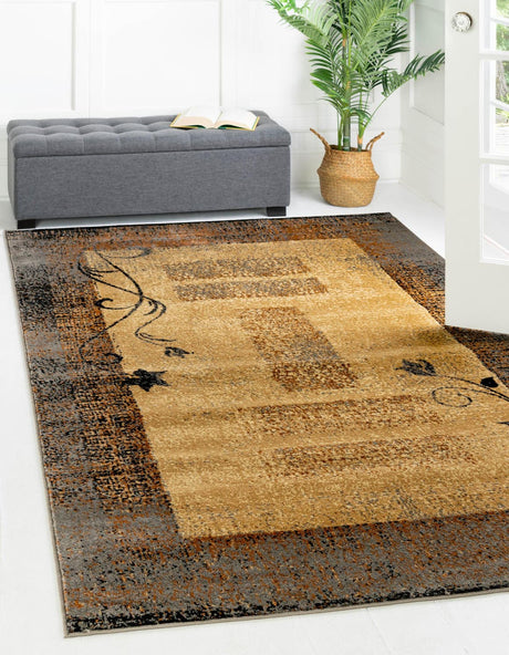Beige 10' x 14' 1 Barista Rectangle Area Rug 100% Polypropylene Abstract Modern Geometric Carpet for Living Room Dining Office Dorm Room Decor for Sale at Rug Engine