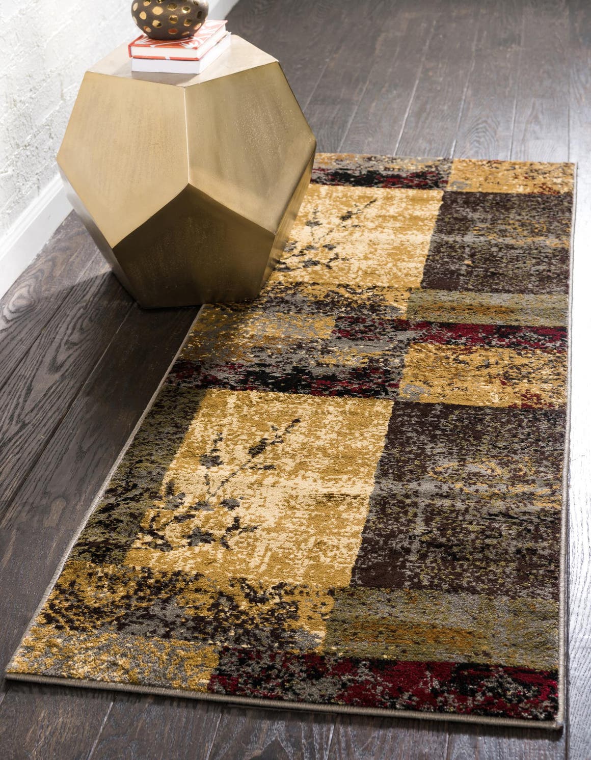 Beige 2' x 4' 1 Barista Runner Area Rug 100% Polypropylene Abstract Modern Geometric Carpet for Living Room Dining Office Dorm Room Decor for Sale at Rug Engine