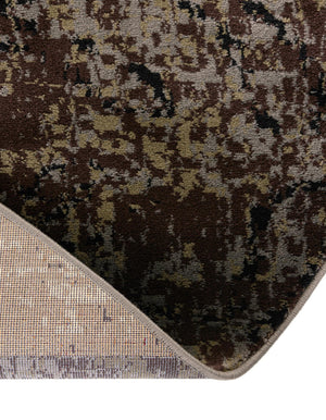 Beige 3' 1 x 3' 1 Barista Round Area Rug 100% Polypropylene Abstract Modern Geometric Carpet for Living Room Dining Office Dorm Room Decor for Sale at Rug Engine