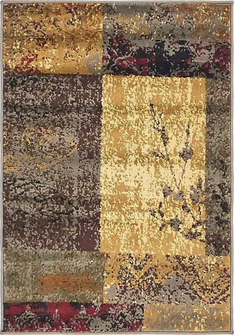 Beige 2' x 3' 1 Barista Rectangle Area Rug 100% Polypropylene Abstract Modern Geometric Carpet for Living Room Dining Office Dorm Room Decor for Sale at Rug Engine