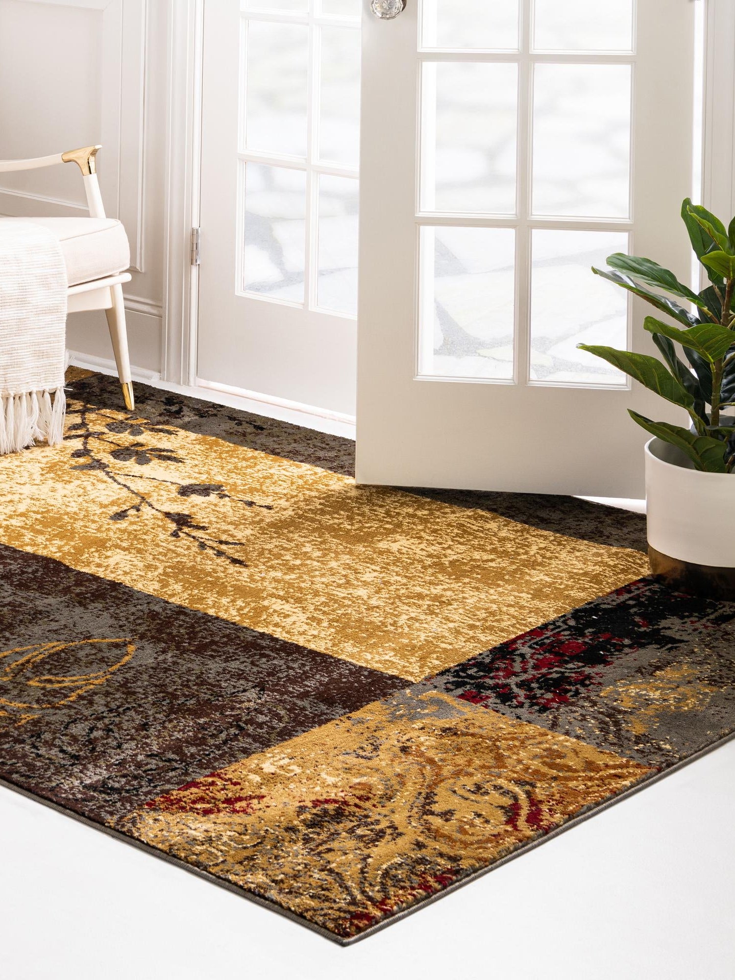 Beige 10' x 13' 1 Barista Rectangle Area Rug 100% Polypropylene Abstract Modern Geometric Carpet for Living Room Dining Office Dorm Room Decor for Sale at Rug Engine
