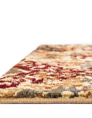 Beige 2' 7 x 12' Barista Runner Area Rug 100% Polypropylene Abstract Modern Geometric Carpet for Living Room Dining Office Dorm Room Decor for Sale at Rug Engine