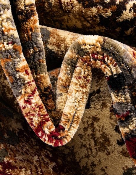 Beige 2' 7 x 10' Barista Runner Area Rug 100% Polypropylene Abstract Modern Geometric Carpet for Living Room Dining Office Dorm Room Decor for Sale at Rug Engine