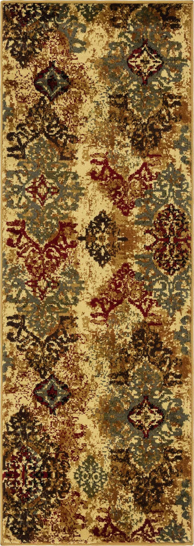 Beige 2' x 6' 1 Barista Runner Area Rug 100% Polypropylene Abstract Modern Geometric Carpet for Living Room Dining Office Dorm Room Decor for Sale at Rug Engine