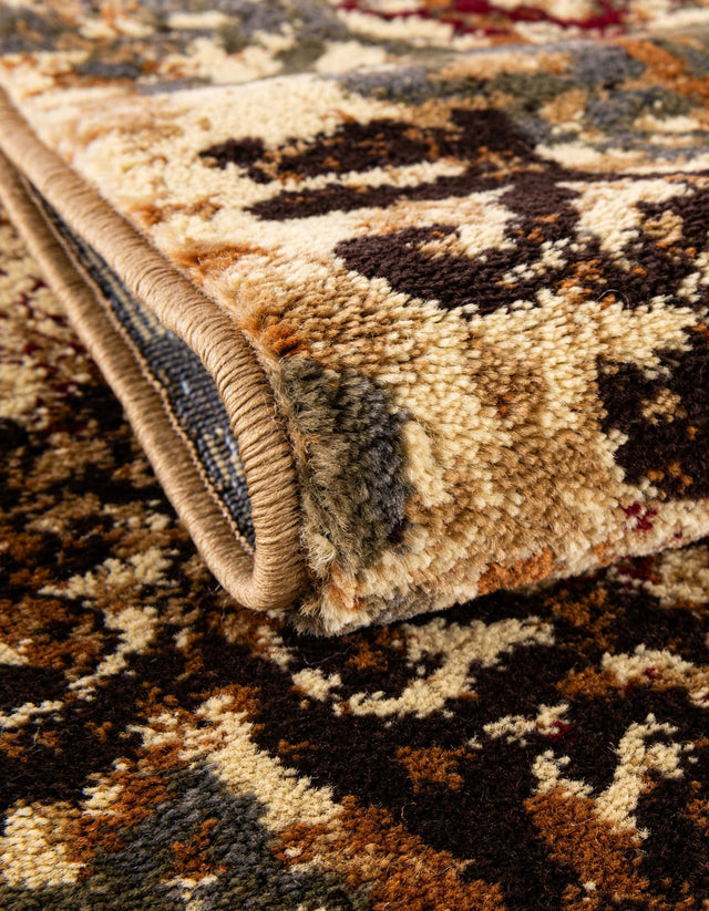 Beige 4' 1 x 4' 1 Barista Round Area Rug 100% Polypropylene Abstract Modern Geometric Carpet for Living Room Dining Office Dorm Room Decor for Sale at Rug Engine