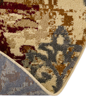 Beige 3' 1 x 3' 1 Barista Round Area Rug 100% Polypropylene Abstract Modern Geometric Carpet for Living Room Dining Office Dorm Room Decor for Sale at Rug Engine