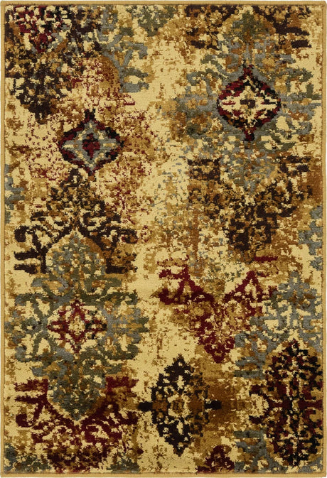 Beige 2' x 3' 1 Barista Rectangle Area Rug 100% Polypropylene Abstract Modern Geometric Carpet for Living Room Dining Office Dorm Room Decor for Sale at Rug Engine