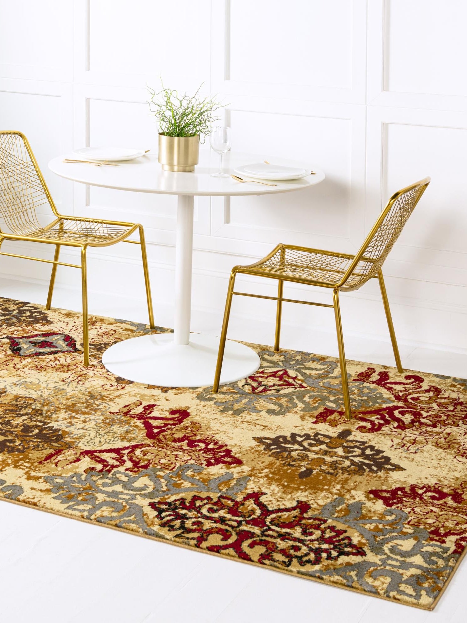 Beige 2' x 3' 1 Barista Rectangle Area Rug 100% Polypropylene Abstract Modern Geometric Carpet for Living Room Dining Office Dorm Room Decor for Sale at Rug Engine