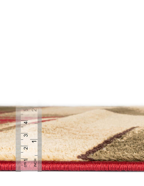 Multicolor 2' x 6' 1 Barista Runner Area Rug 100% Polypropylene Abstract Modern Geometric Carpet for Living Room Dining Office Dorm Room Decor for Sale at Rug Engine