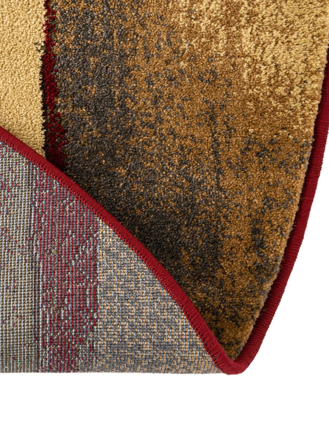 Multicolor 7' 10 x 7' 10 Barista Round Area Rug 100% Polypropylene Abstract Modern Geometric Carpet for Living Room Dining Office Dorm Room Decor for Sale at Rug Engine