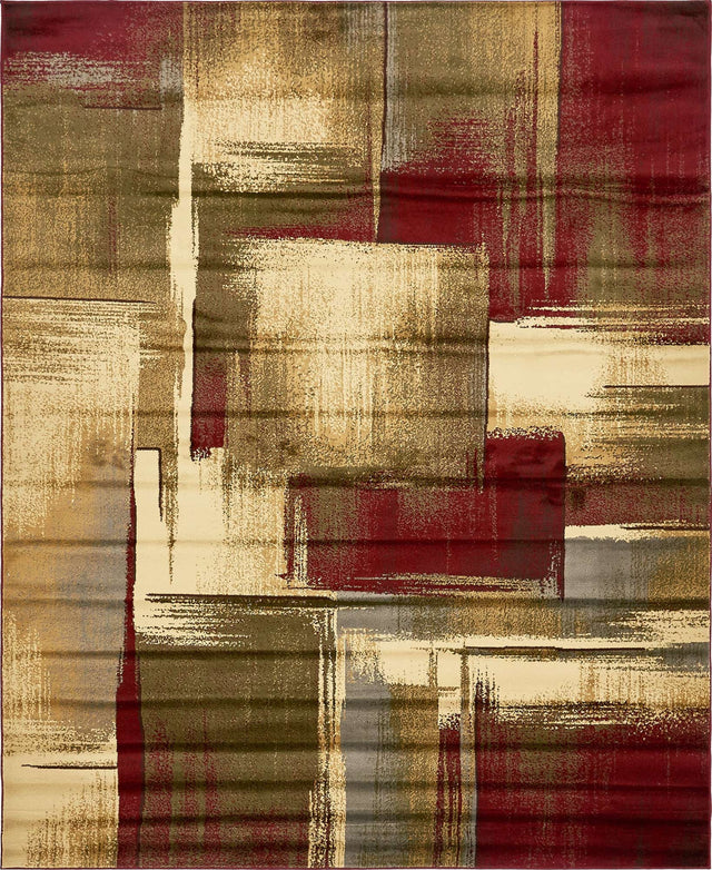 Multicolor 7' 10 x 10' Barista Rectangle Area Rug 100% Polypropylene Abstract Modern Geometric Carpet for Living Room Dining Office Dorm Room Decor for Sale at Rug Engine