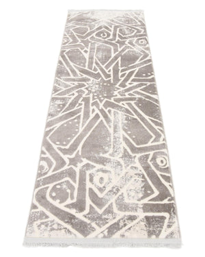 Gray 2' 2 x 6' New Classical Runner Area Rug 70% Polypropylene & 30% Polyester Traditional Vintage Distressed Carpet for Interior Design Home Decor for Sale at Rug Engine