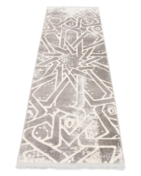 Gray 2' 2 x 6' New Classical Runner Area Rug 70% Polypropylene & 30% Polyester Traditional Vintage Distressed Carpet for Interior Design Home Decor for Sale at Rug Engine