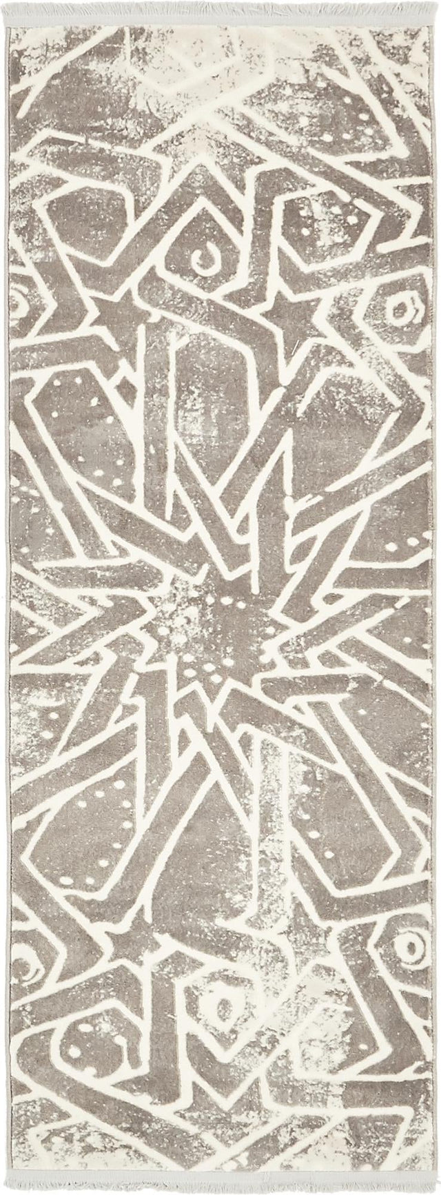 Gray 2' 2 x 6' New Classical Runner Area Rug 70% Polypropylene & 30% Polyester Traditional Vintage Distressed Carpet for Interior Design Home Decor for Sale at Rug Engine