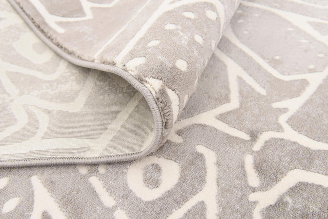 Gray 5' x 8' New Classical Rectangle Area Rug 70% Polypropylene & 30% Polyester Traditional Vintage Distressed Carpet for Interior Design Home Decor for Sale at Rug Engine