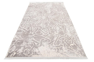Gray 5' x 8' New Classical Rectangle Area Rug 70% Polypropylene & 30% Polyester Traditional Vintage Distressed Carpet for Interior Design Home Decor for Sale at Rug Engine