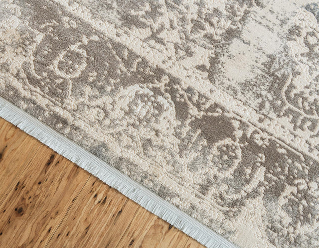 Gray 5' 1 x 8' New Classical Rectangle Area Rug 70% Polypropylene & 30% Polyester Traditional Vintage Distressed Carpet for Interior Design Home Decor for Sale at Rug Engine
