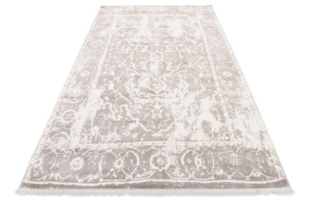 Gray 5' 1 x 8' New Classical Rectangle Area Rug 70% Polypropylene & 30% Polyester Traditional Vintage Distressed Carpet for Interior Design Home Decor for Sale at Rug Engine