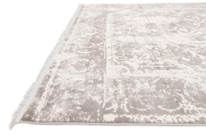 Gray 5' 1 x 8' New Classical Rectangle Area Rug 70% Polypropylene & 30% Polyester Traditional Vintage Distressed Carpet for Interior Design Home Decor for Sale at Rug Engine